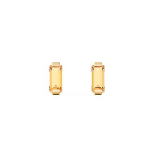 Classic Baguette Cut Stud Earrings