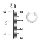 Small Single Huggie Hoop Earring