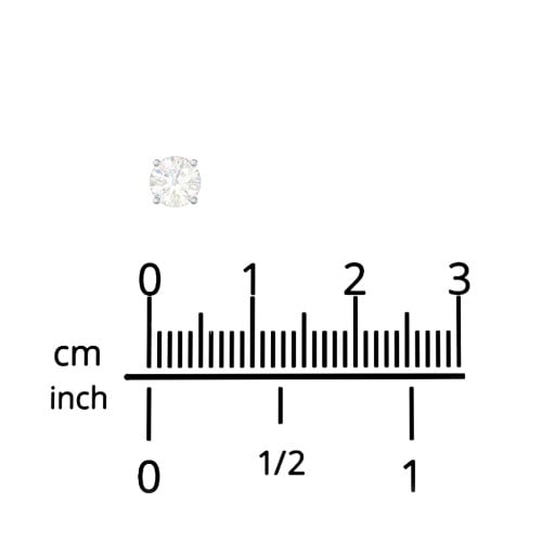 4 Prong Classic Diamond Single Stud - 0.5 ct. tw.