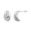 Classic Dome Stud Earrings – Sterling Silver