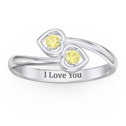 Double Heart Bypass Ring