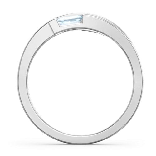 Double Baguette Bypass Ring