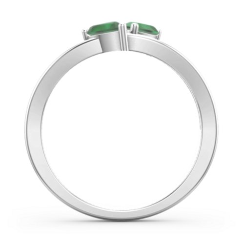 Twin Hearts Ring