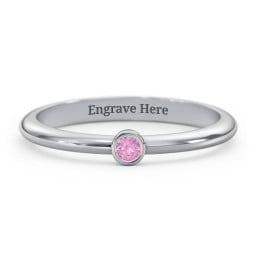 Classic Bezel Set Ring