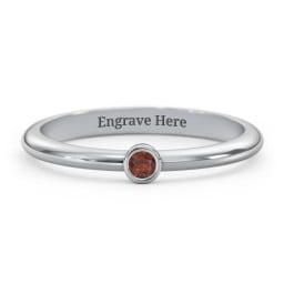 Classic Bezel Set Ring