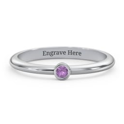 Classic Bezel Set Ring