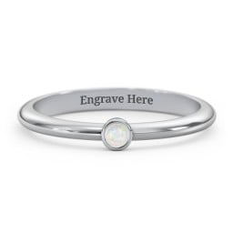 Classic Bezel Set Ring