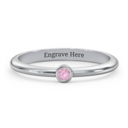 Classic Bezel Set Ring