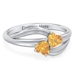 A "Couple" of Hearts Ring