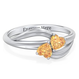 A "Couple" of Hearts Ring