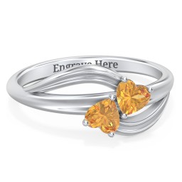 A "Couple" of Hearts Ring