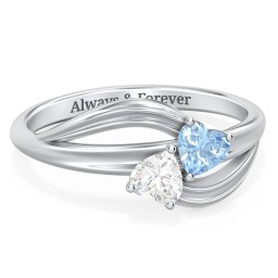 A "Couple" of Hearts Ring