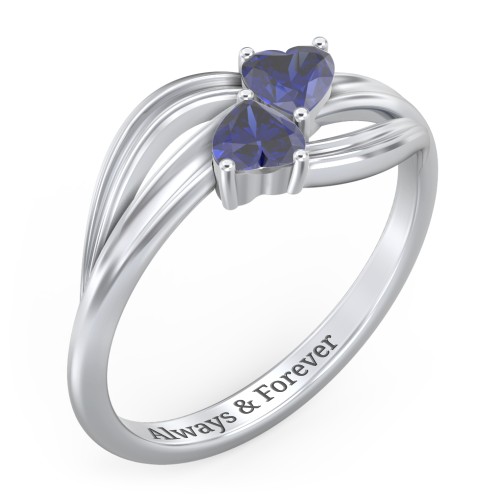 A "Couple" of Hearts Ring