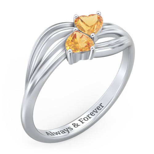 A "Couple" of Hearts Ring