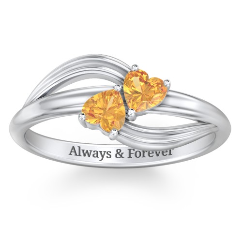 A "Couple" of Hearts Ring