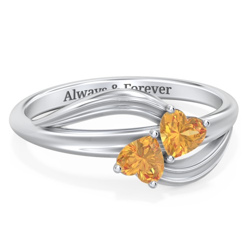 A "Couple" of Hearts Ring