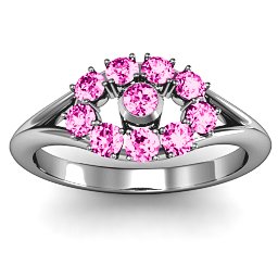 3 to 10 Stone "Solar" Ring