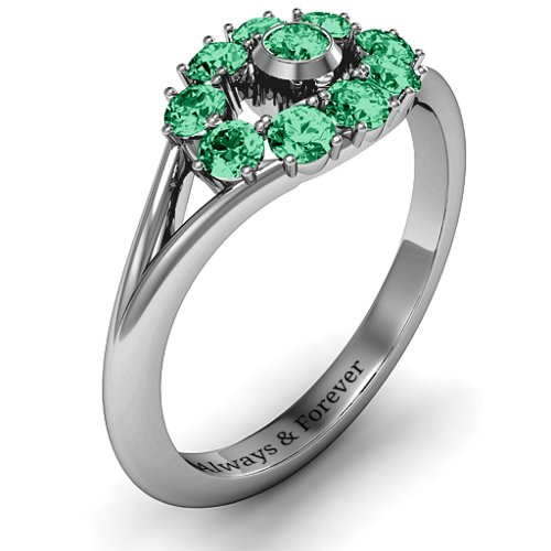 3 to 10 Stone "Solar" Ring