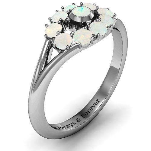 3 to 10 Stone "Solar" Ring