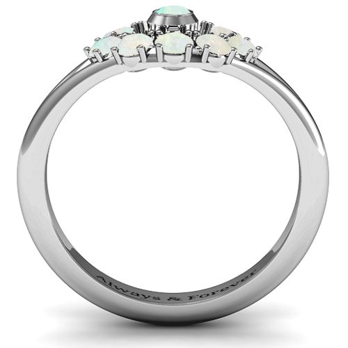 3 to 10 Stone "Solar" Ring