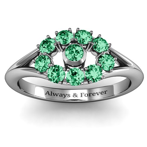 3 to 10 Stone "Solar" Ring