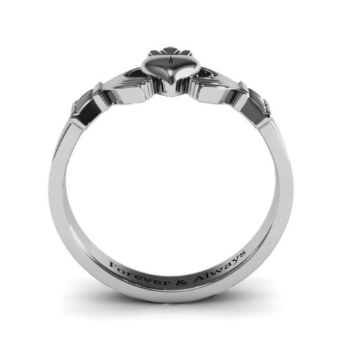 Classic Claddagh Ring – Sterling Silver