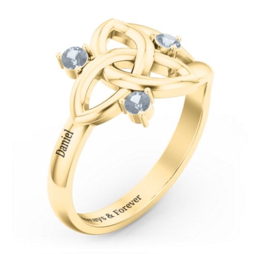 Siobhán Celtic Knot Ring