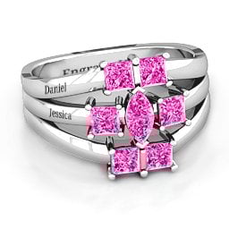 Charlotte Centre Marquise and Princess Ring