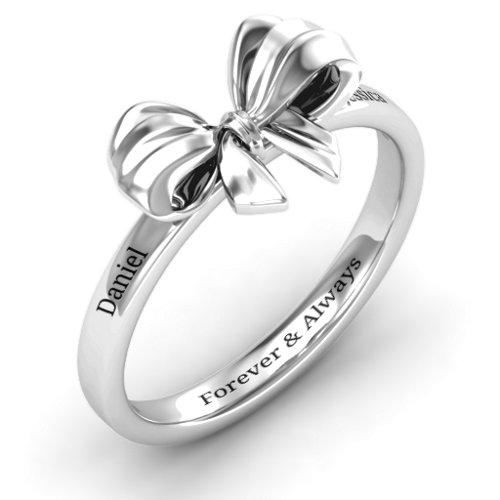 Papillon Bow Ring – Sterling Silver