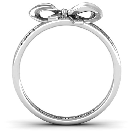 Papillon Bow Ring – Sterling Silver