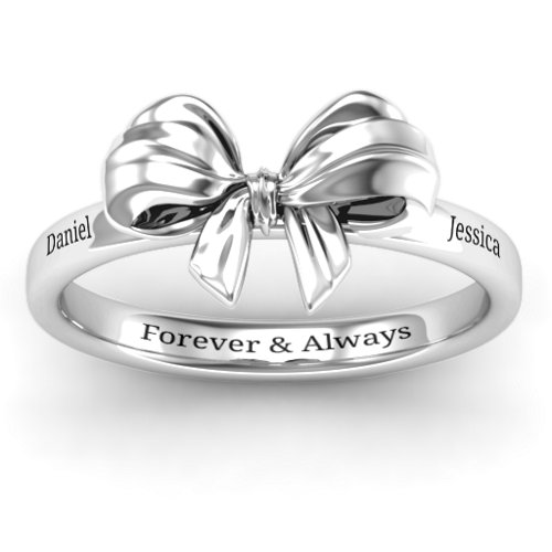 Papillon Bow Ring – Sterling Silver