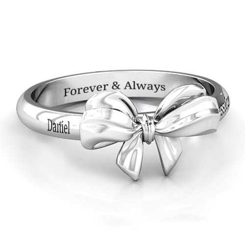 Papillon Bow Ring – Sterling Silver