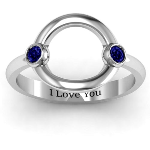 Double Stone Karma Ring