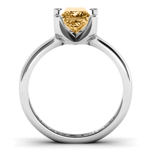Large Princess Solitaire Ring