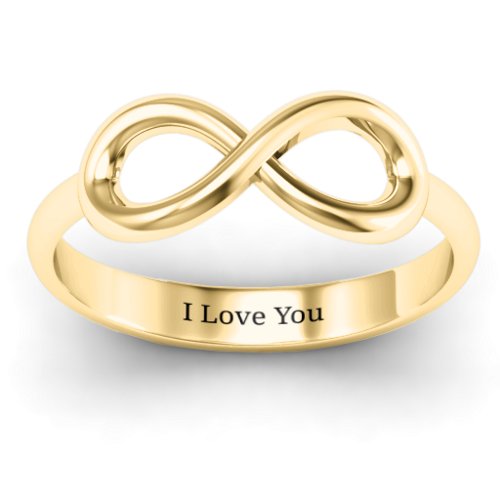 Classic Infinity Ring – 9kt Yellow Gold