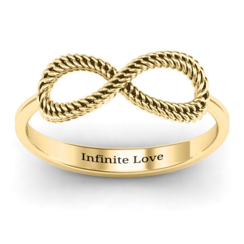 Braided Infinity Ring