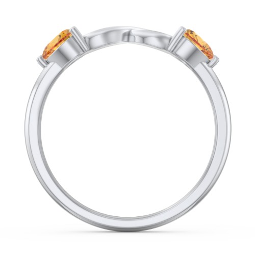 Two Hearts to Infinity Ring