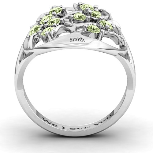 Oval Family Tree Ring