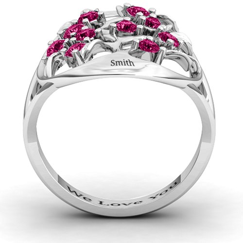 Oval Family Tree Ring