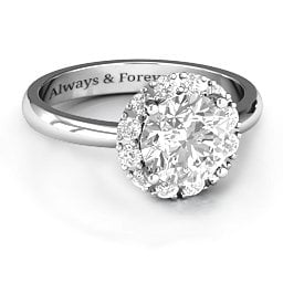 Victoria Single Halo Ring