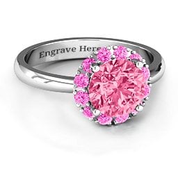 Victoria Single Halo Ring