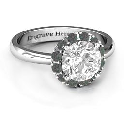 Victoria Single Halo Ring