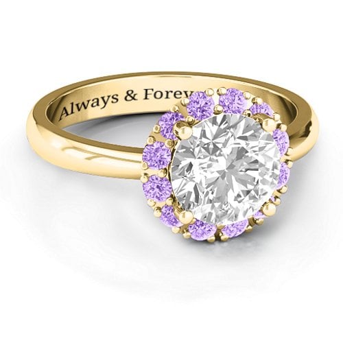Victoria Single Halo Ring