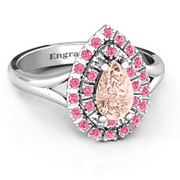 Cleopatra Double Halo Ring