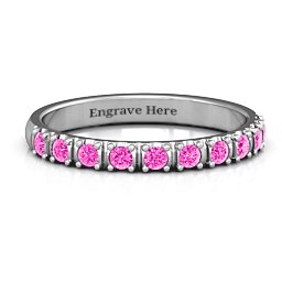 Magical Affinity Ring in 925 Sterling Silver with Pink Tourmaline