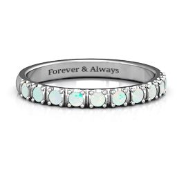 Magical Affinity Ring in 925 Sterling Silver with Opal