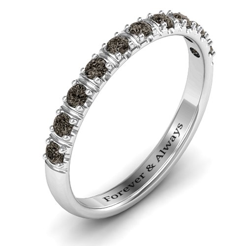 Magical Affinity Ring – Sterling Silver with Smokey Quartz