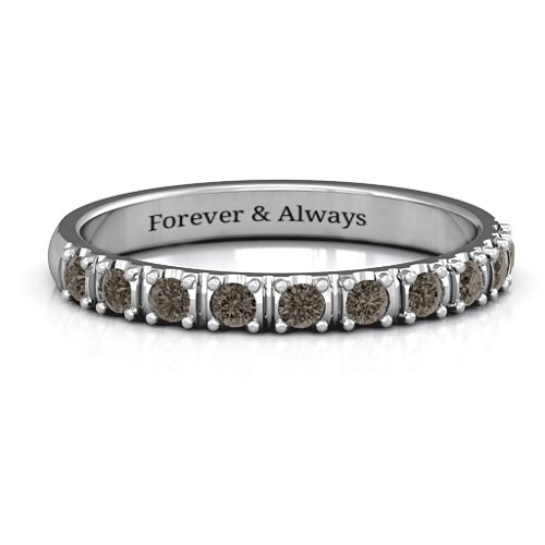 Magical Affinity Ring – Sterling Silver with Smokey Quartz