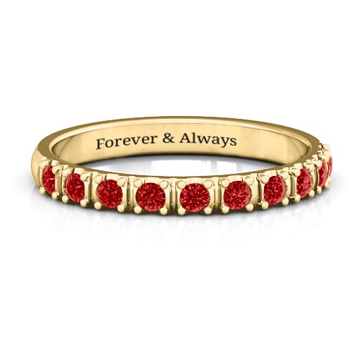 Magical Affinity Ring – 9kt Yellow Gold with Garnet
