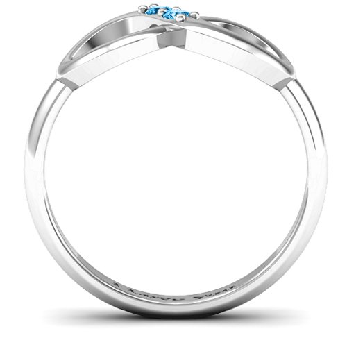 "Twosome" Infinity Ring